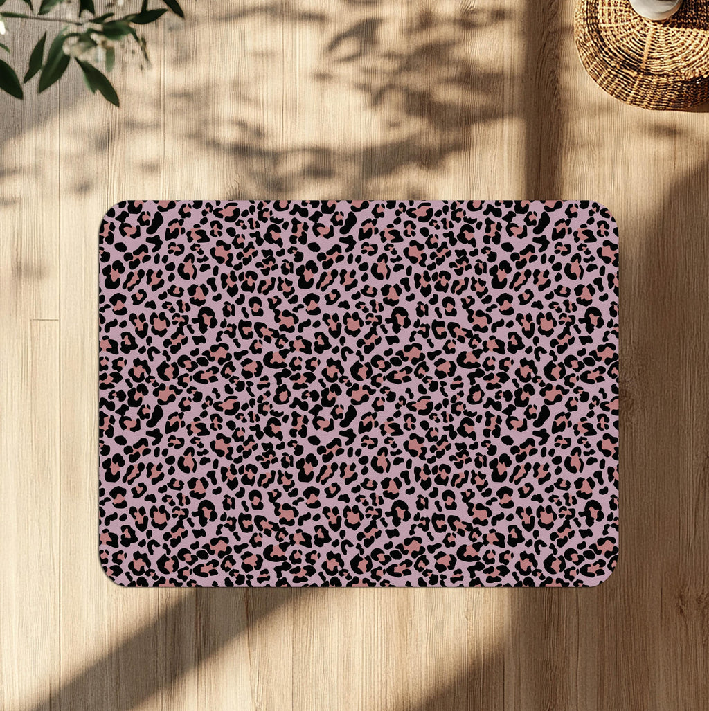 Leopard Print Office Chair Mat – Floor Protector for home office floor protection