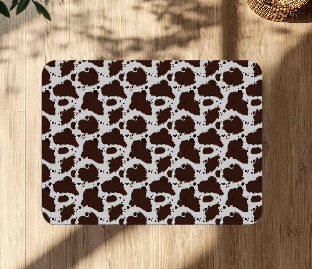 Wipeable office chair mat floor protector with ergonomic design