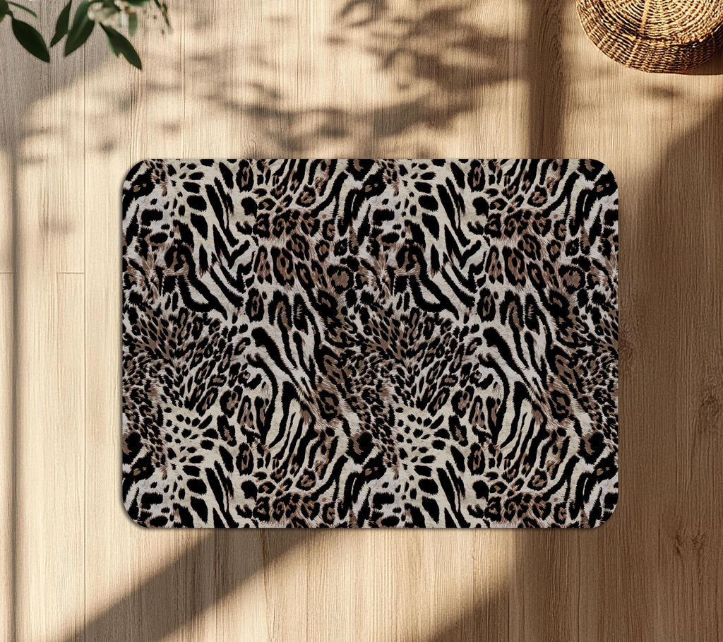Leopard Print Office Chair Mat – Floor Protector for home office floor protection