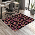Floral Office Chair Mat – Floor Protector for home office floor protection