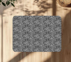 Decorative ergonomic office chair mat under desk