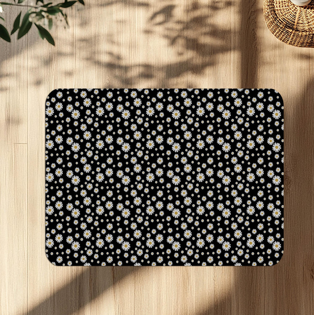 Daisy Print Office Chair Mat – Floor Protector for home office floor protection