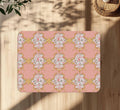 Pink & Gold Baroque Office Chair Mat – Floor Protector for home office floor protection