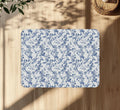 Blue Cherry Blossom Office Chair Mat – Floor Protector for home office floor protection
