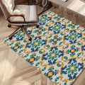 Sicilian Carretto Tile Office Chair Mat – Floor Protector for home office floor protection