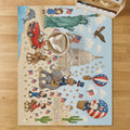 Adventure USA Kids Play Mat – Nursery Floor Mat for nursery and kids room decor