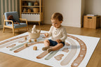 Boho Rainbow baby play mat for everyday floor play