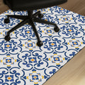 Mediterranean Tile Office Chair Mat – Floor Protector for home office floor protection