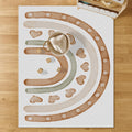 Terracotta Rainbow Kids Play Mat – Nursery Floor Mat for nursery and kids room decor