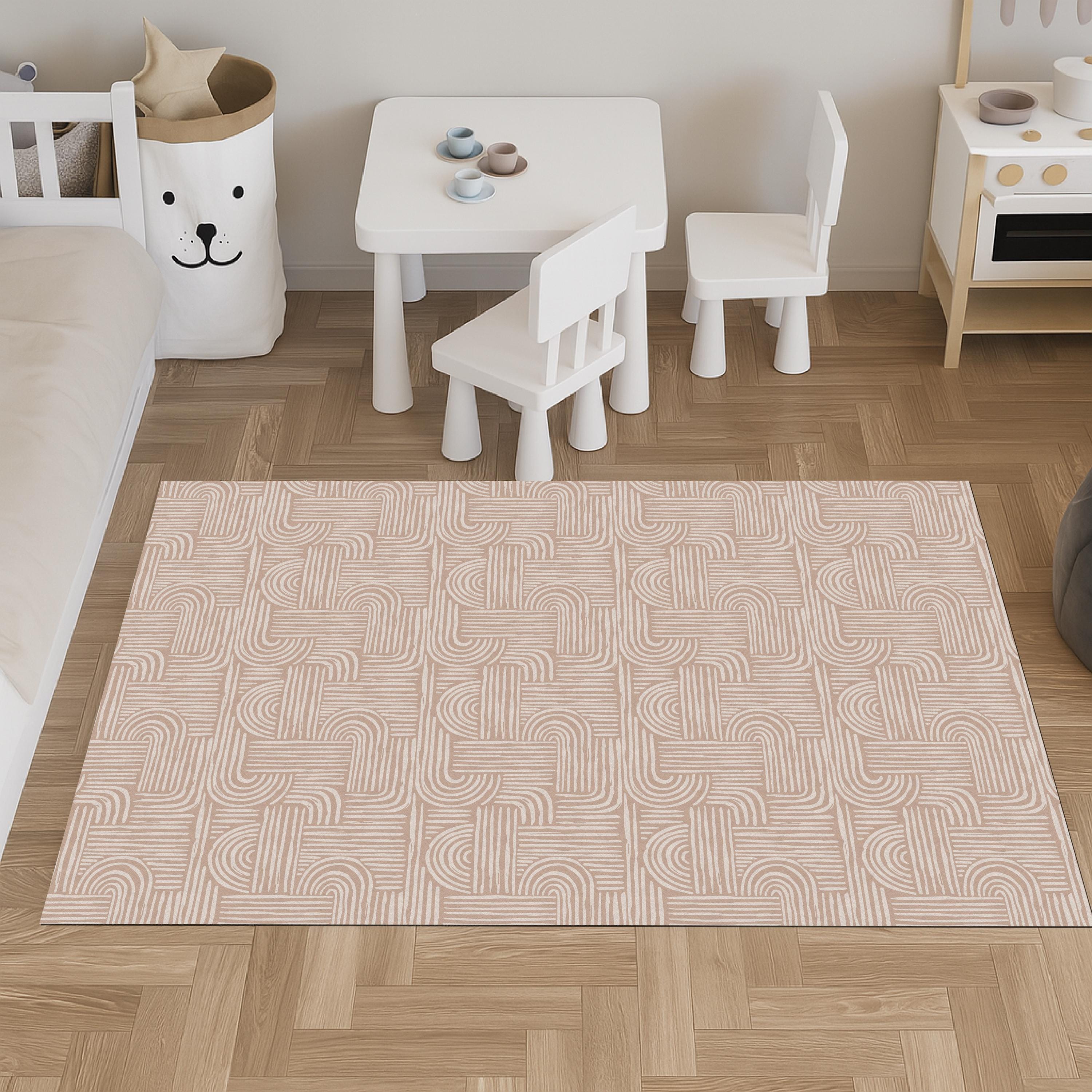 Boho Geometric baby play mat for everyday floor play
