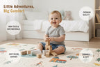 Boho Geometric Kids Play Mat – Nursery Floor Mat for nursery and kids room decor