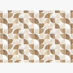 Wood & Marble Scandi chair mat for desk and workspace decor