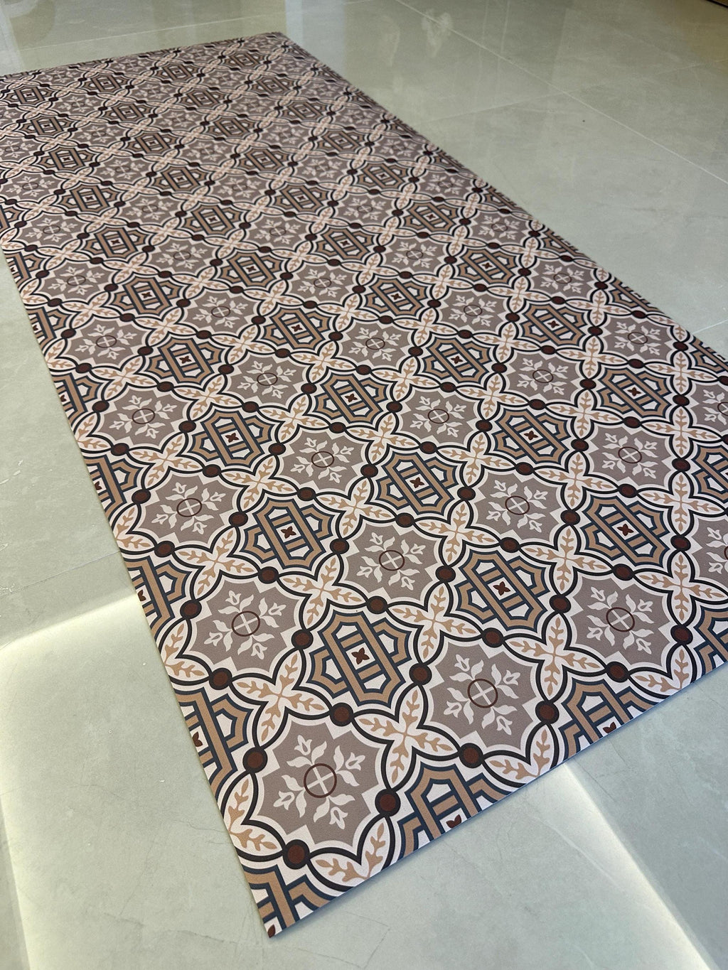 Kitchen Mat - Non-Slip Rug - Rustic Boho - Hallway and Entryway Rug
