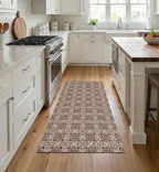 Kitchen Mat - Non-Slip Rug - Rustic Boho - Hallway and Entryway Rug