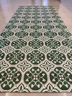 Vinly Mat, Kitchen Mat Floor Decor, Non-Slip Vinyl Runner, Hallway Rug