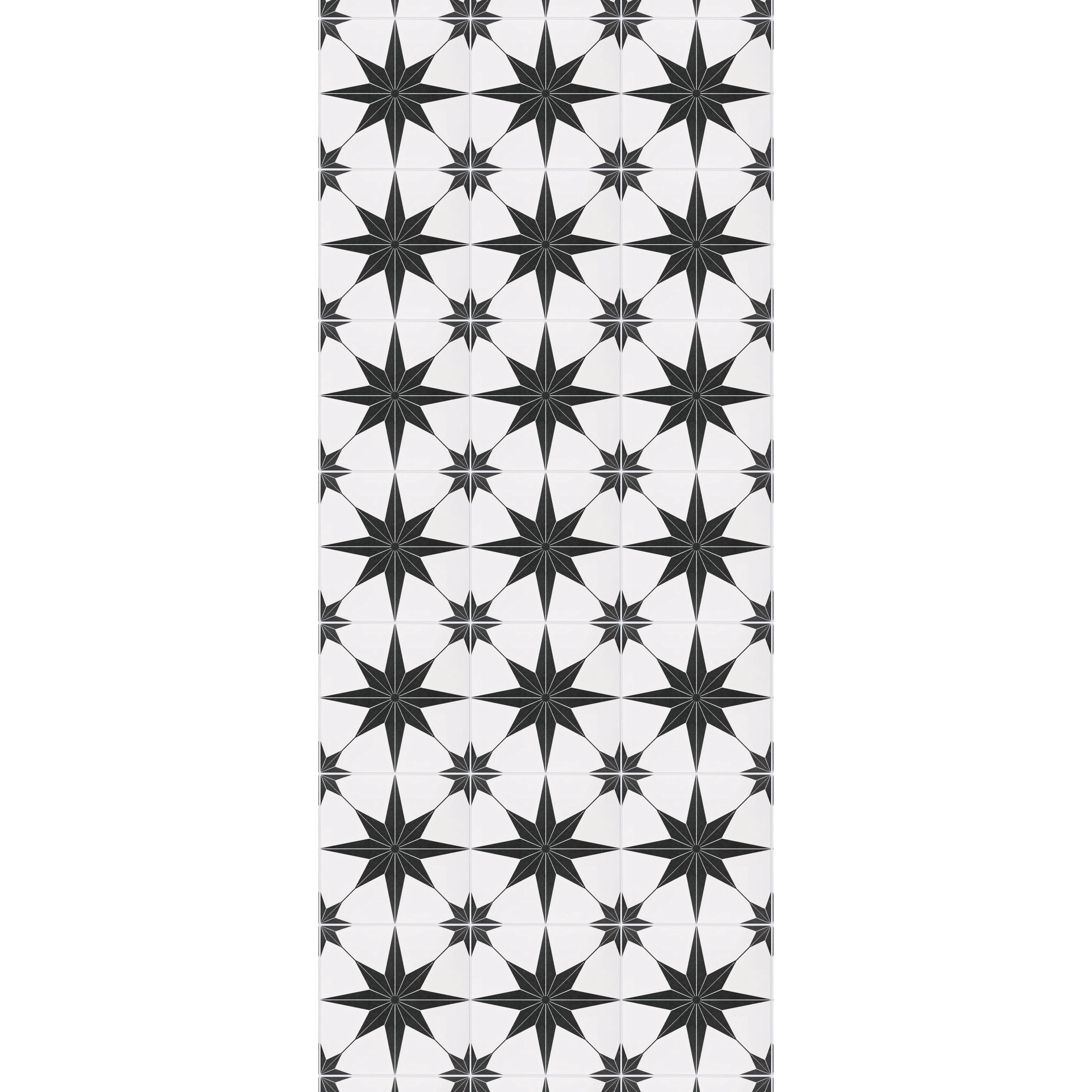 Stars Tile Kitchen Runner – Wipeable Non-Slip Mat for kitchen sink and laundry room