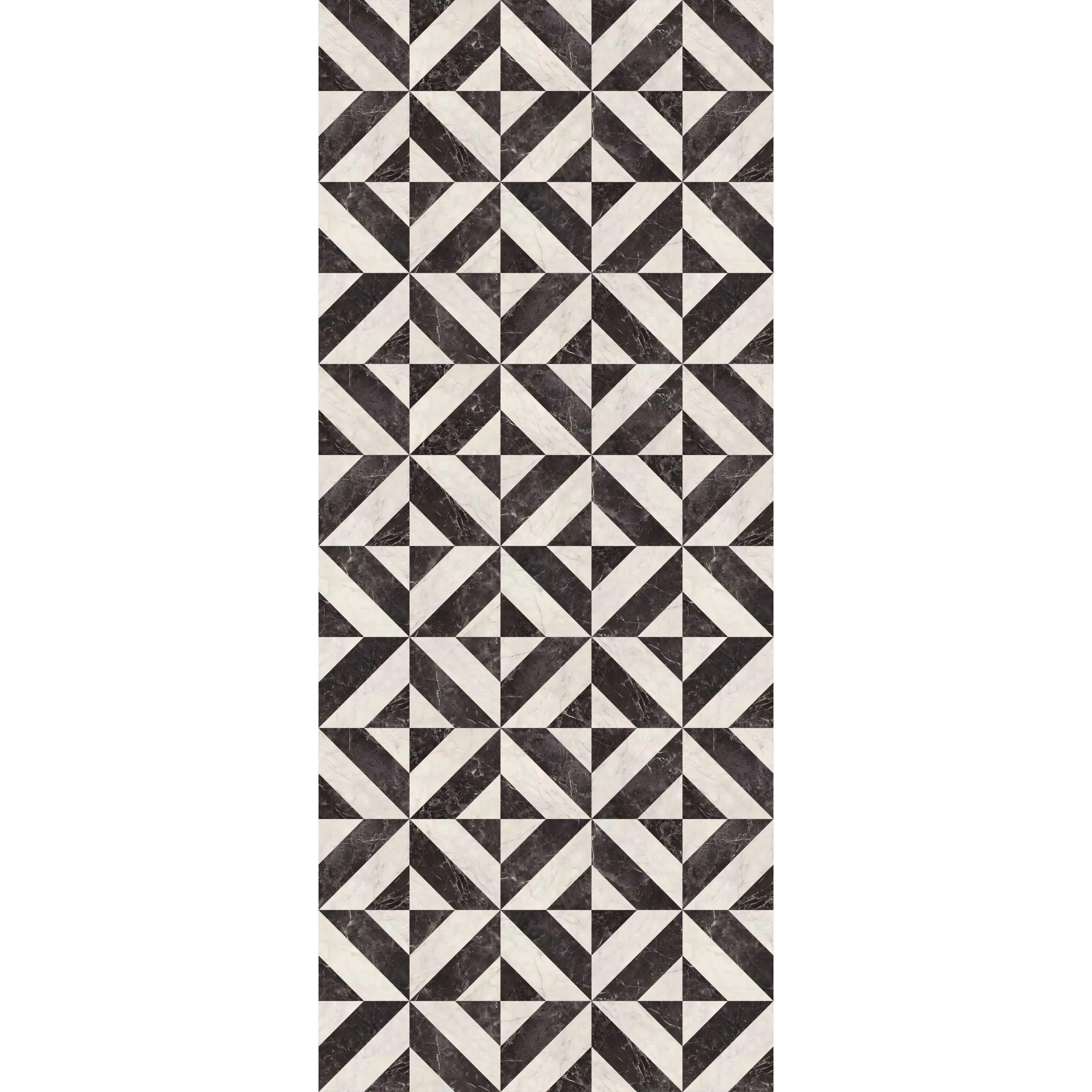 Modern Mosaic Kitchen Runner – Wipeable Non-Slip Mat for kitchen sink and laundry room