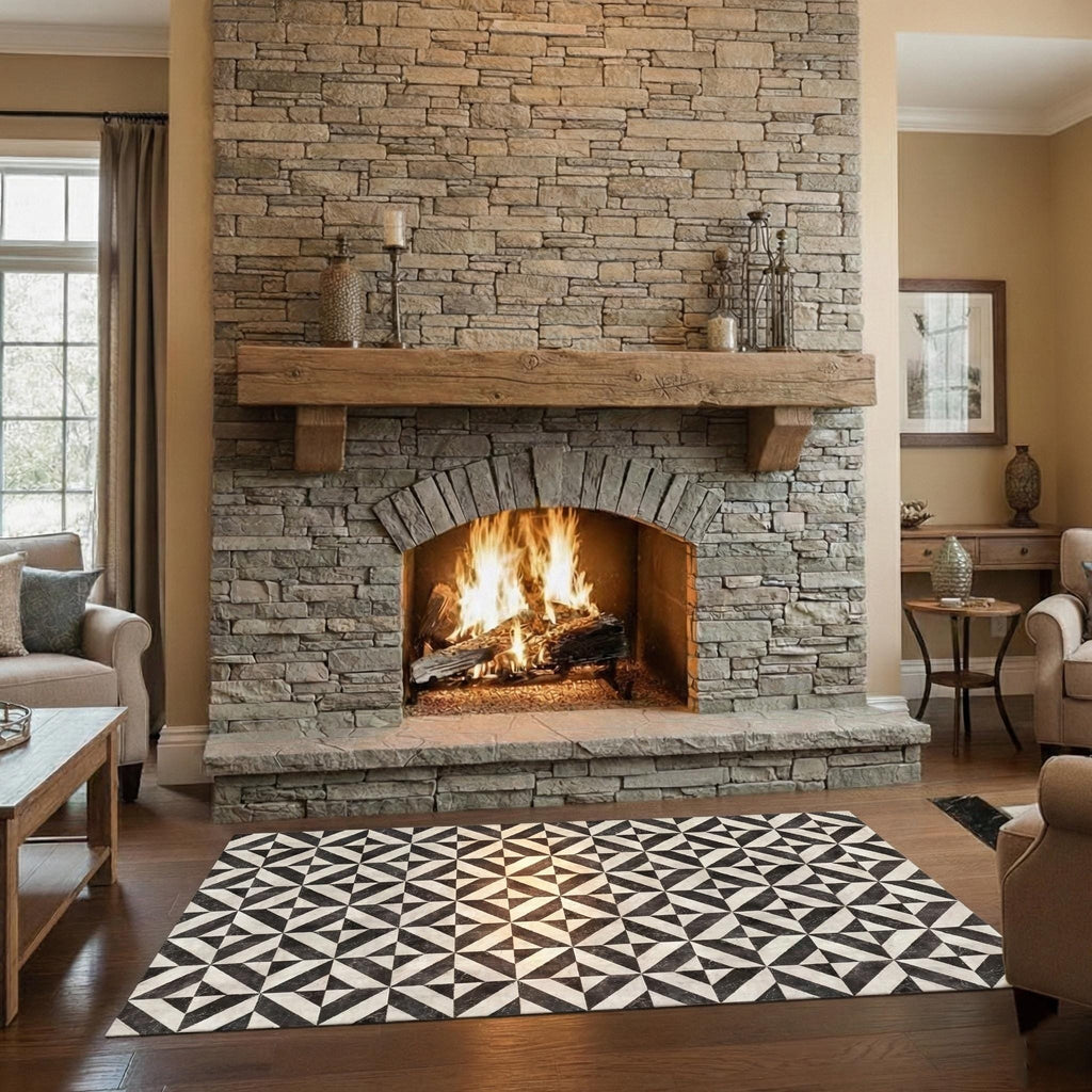 Modern Mosaic floor runner for kitchen, hallway, and entryway