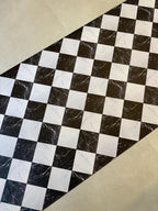 Vinyl Floor Mat, Non-Slip Marble Kitchen Runner