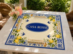 Personalized Italian Lemon Tile Mahjong Mat – Family Name product detail