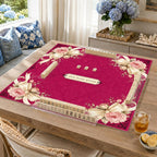 Personalized Fuchsia Rose Bow Mahjong Mat product detail