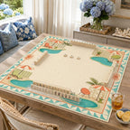 Poolside Mahjong Mat – Mid Century Modern Palm Springs product detail