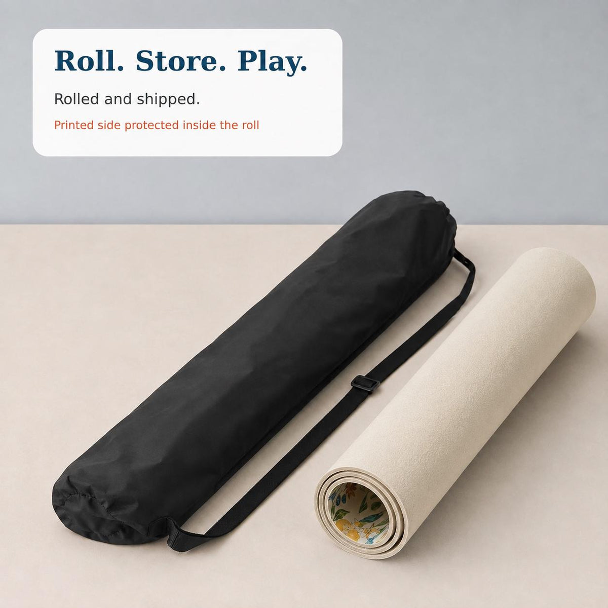 Pink Chinoiserie Mahjong Mat – Peony Bird Vegan Leather product detail